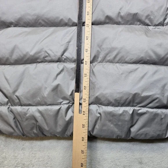 RLX Ralph Lauren Down Puffer Vest Mens Large Silver Zip Nylon
